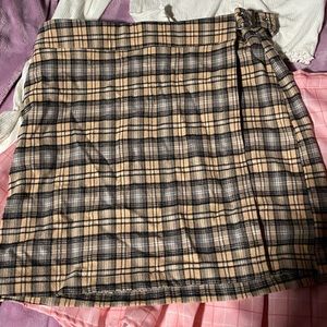 Plaid Skirt